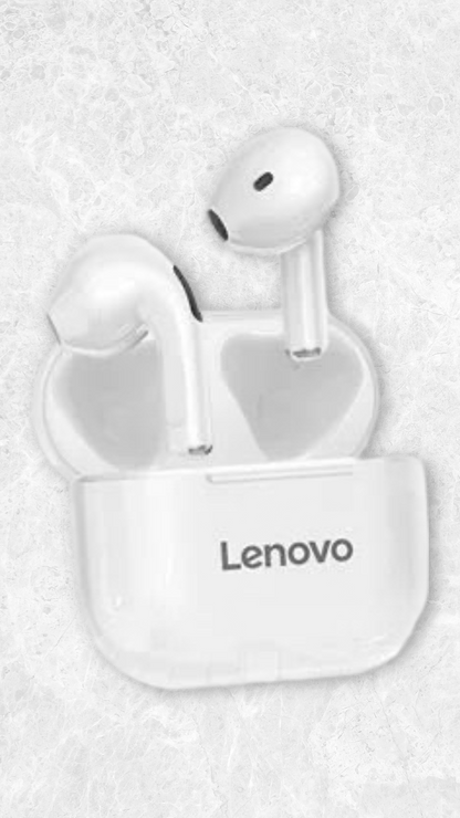 Écouteurs Lenovo LP40 TWS Bluetooth 5.0 - Noir/Blanc